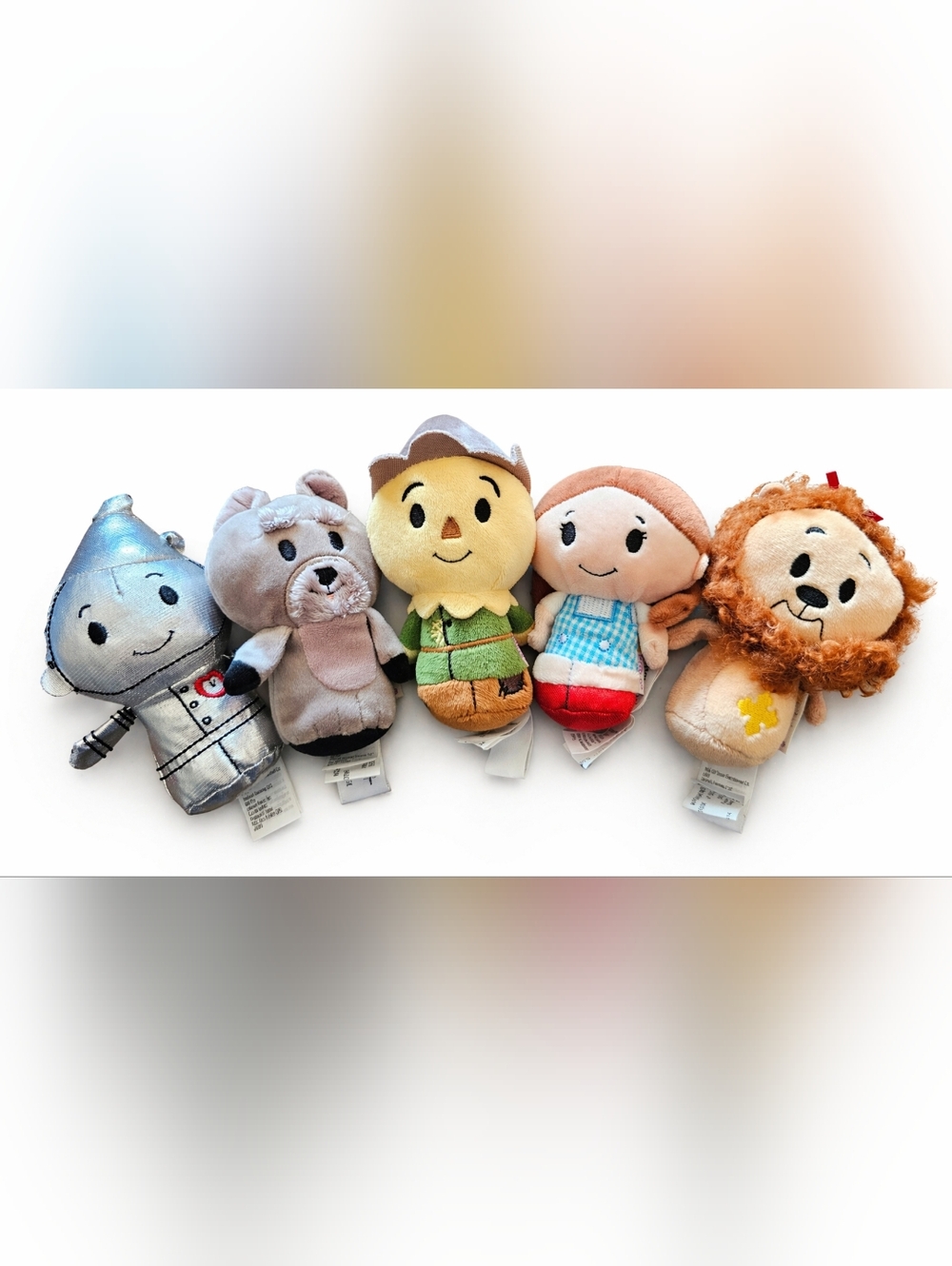 Set of 5 Hallmark Itty Bittys-Tin Man, Cowardly Lion, Scarecrow, Dorothy & Toto